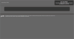 Desktop Screenshot of marshe.info